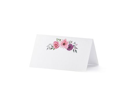 PartyDeco Névtábla - Virágok