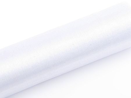 PartyDeco Organza - fehér 16cm x 9m