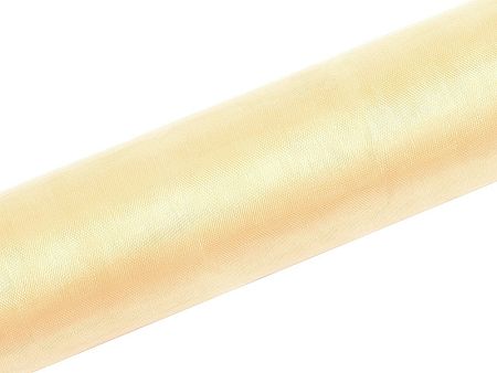 PartyDeco Organza - krémszínű 16cm x 9m