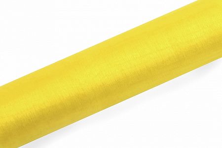 PartyDeco Organza - sárga 16cm x 9m