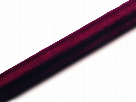 PartyDeco Organza - sötét piros 36cm x 9m