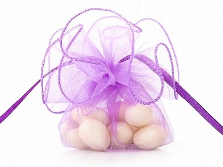 PartyDeco Organza tasak - lila