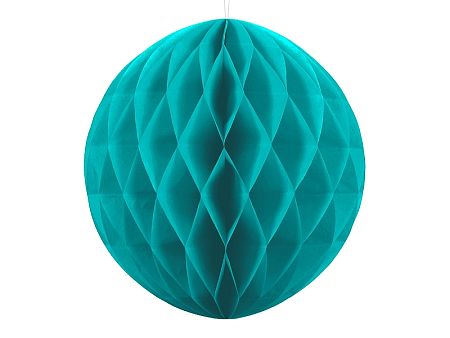 PartyDeco Papír gömb - türkiz 40 cm