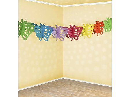 PartyDeco Pillangók girland 3 m