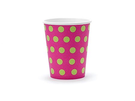 PartyDeco Pöttyös poharak
