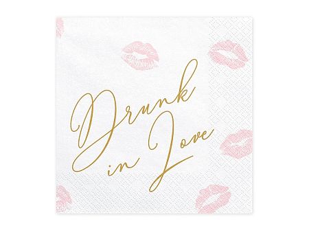 PartyDeco Szalvéták - Drunk in Love