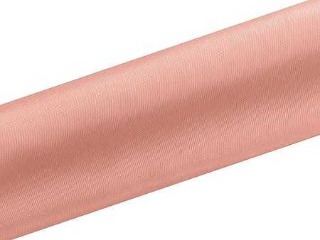 PartyDeco Szatén - korall színű 16 cm x 9 m