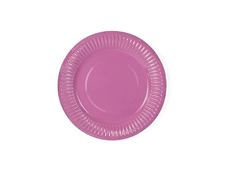 PartyDeco Tányérok - rózsaszín 6 db