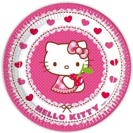 Procos Tányérok - Hello Kitty party 8 db