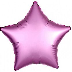 Amscan Csillag fólia lufi - Rózsaszín