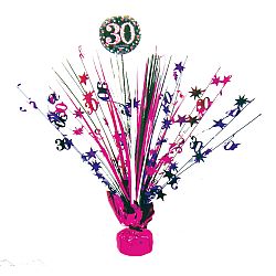 Amscan Dekoráció ünnepségre - csillogó rózsaszín 30. születésnap
