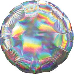 Amscan Fólia lufi - Holografikus ezüst gömb