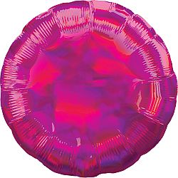 Amscan Fólia lufi - Holografikus rózsaszín gömb