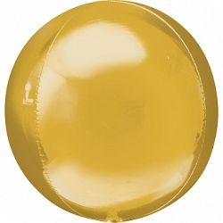Amscan Gömb fólia lufi - arany 38 x 40 cm