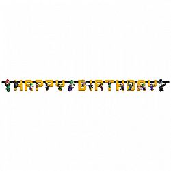 Amscan Happy Birthday banner - Lego Batman 180 x 15 cm