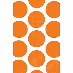 Amscan Papír tasakok - pöttyös, narancssárga 10 db