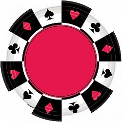 Amscan Tányérok - casino 8 db