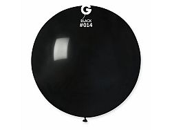 Gemar Gömb pasztell lufi 80 cm - fekete