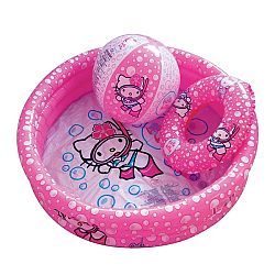 Gumimedence szett Hello Kitty - úszógumival és labdával