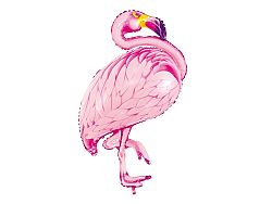 PartyDeco Fólia lufi - Flamingó