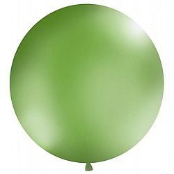 PartyDeco Gömb latex Jumbo lufi 1m - zöld