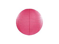 PartyDeco Kerek papír lampion - meleg rózsaszín 20 cm