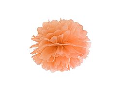 PartyDeco Pompom virág - narancssárga 25 cm