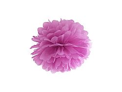 PartyDeco Pompom virág - szilva 25 cm