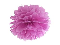 PartyDeco Pompom virág - szilva 35 cm
