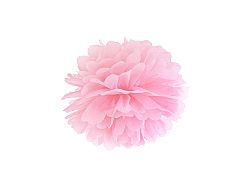 PartyDeco Pompom virág - világos rózsaszín 25 cm