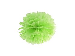 PartyDeco Pompom virág - zöld 25 cm