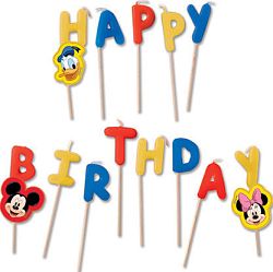 Procos Gyertyák - Happy Birthday - Mickey Mouse