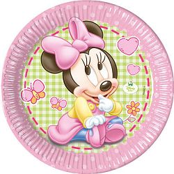 Procos Tányérok Minnie Mouse - Baby 8 db