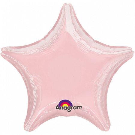 Amscan Csillag fólia lufi - rózsaszín