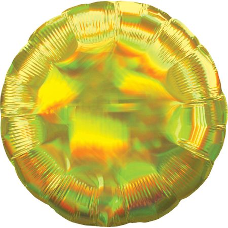 Amscan Fólia lufi - Holografikus arany gömb