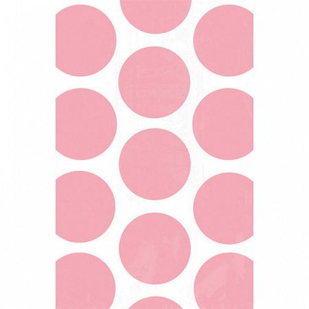 Amscan Papír tasakok - pöttyös, baba rózsaszín 10 db