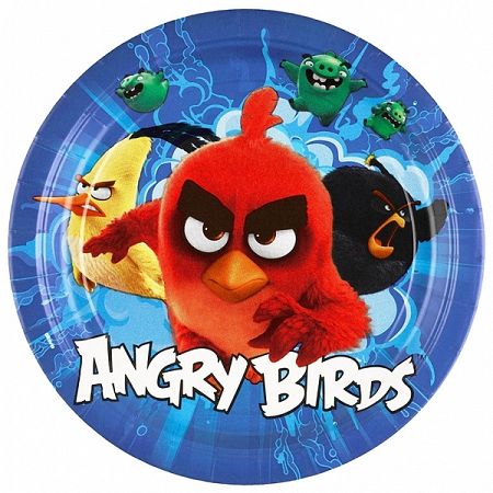 Amscan Tányérok - Angry Birds - A film 8 db