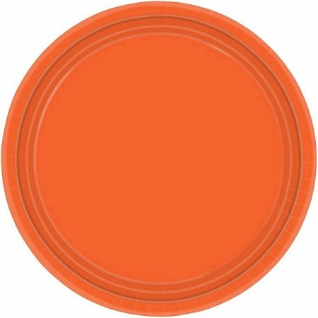 Amscan Tányérok - narancssárga 8 db