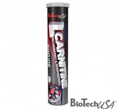 BioTech L-Carnitine 500 pezsgőtabletta áfonya-málna