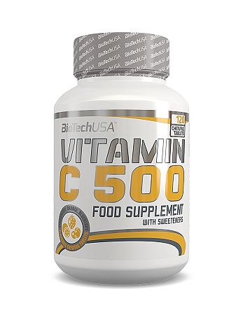 BioTech Vitamin C 500 rágótab.