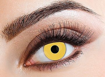 Eyecasions Kontaktlencse - Yellow világító