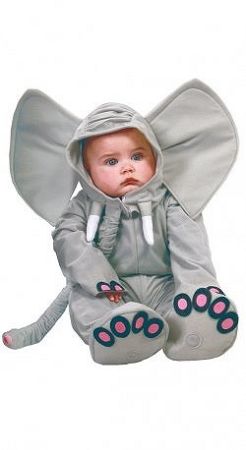 Guirca Gyermek jelmez - elefánt Méret: 12 - 24 hónapos korig