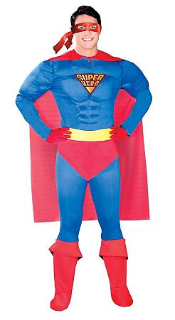 Guirca Jelmez - Superman a hős Méret - felnőtt: XL