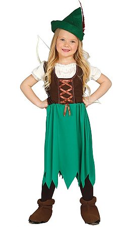 Guirca Lány jelmez - Robin Hood Méret - gyermek: M