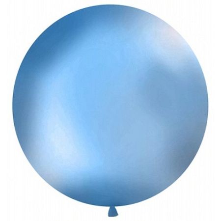 PartyDeco Gömb latex Jumbo lufi 1m - kék