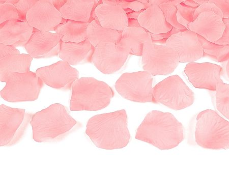 PartyDeco Rózsaszirmok - világos rózsaszín 500 db