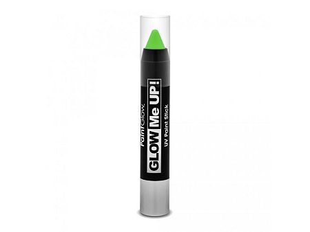 PGW UV hatású színes testfesték és arcfesték rúd - Különböző színek Szín Paintglow: UV zöld