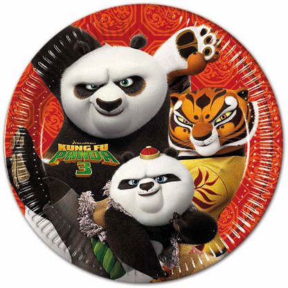 Procos Tányérok - Kung Fu Panda 8 db