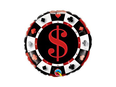 Qualatex Fólia lufi - Casino